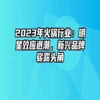 2023年火锅行业：明星效应退潮，新兴品牌崭露头角